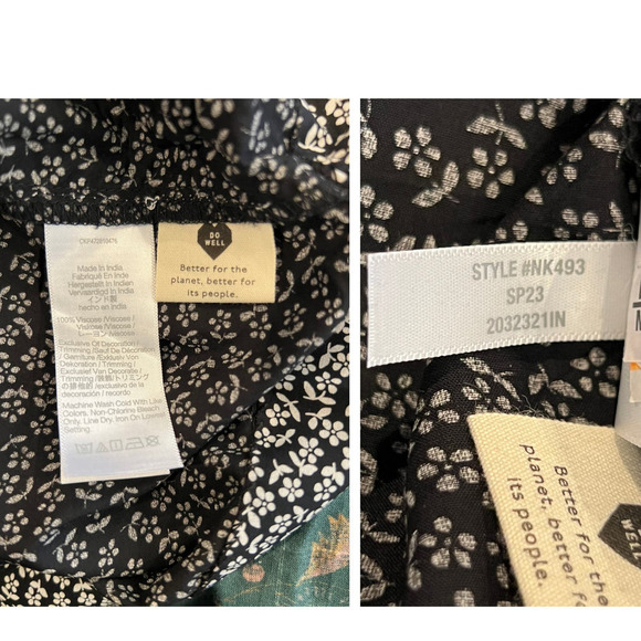 Madewell Lucie Wide-Leg Jumpsuit in Micro Daisy Size XS - Picture 7 of 7